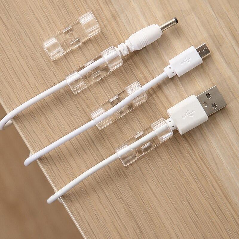Self-Adhesive Wire Organizer  - Pack Of 60 Pcs