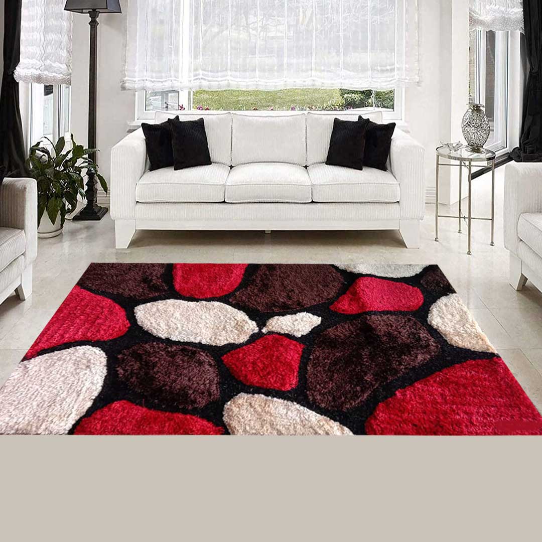 Luxury Microfiber Rugs™ - Super Soft - Red Stone