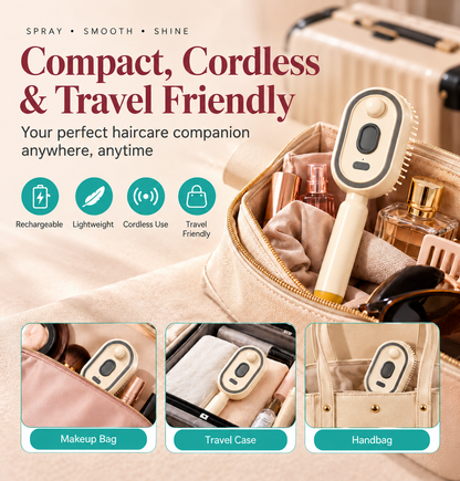 3-in-1 Electric Spray Hair Comb