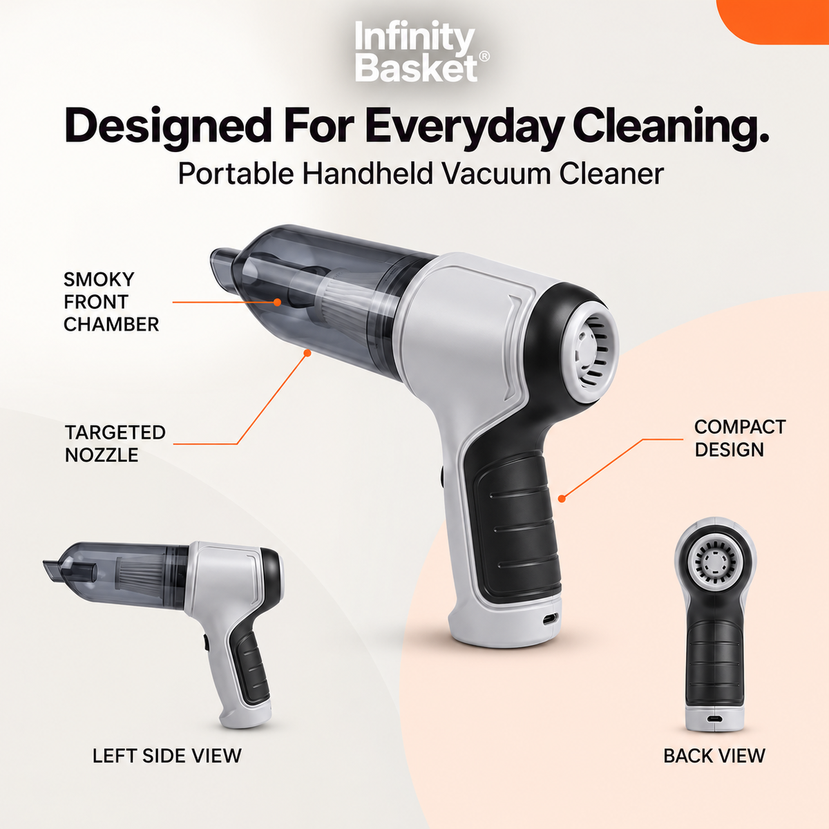 Wireless Powerful Portable Vacuum cleaner