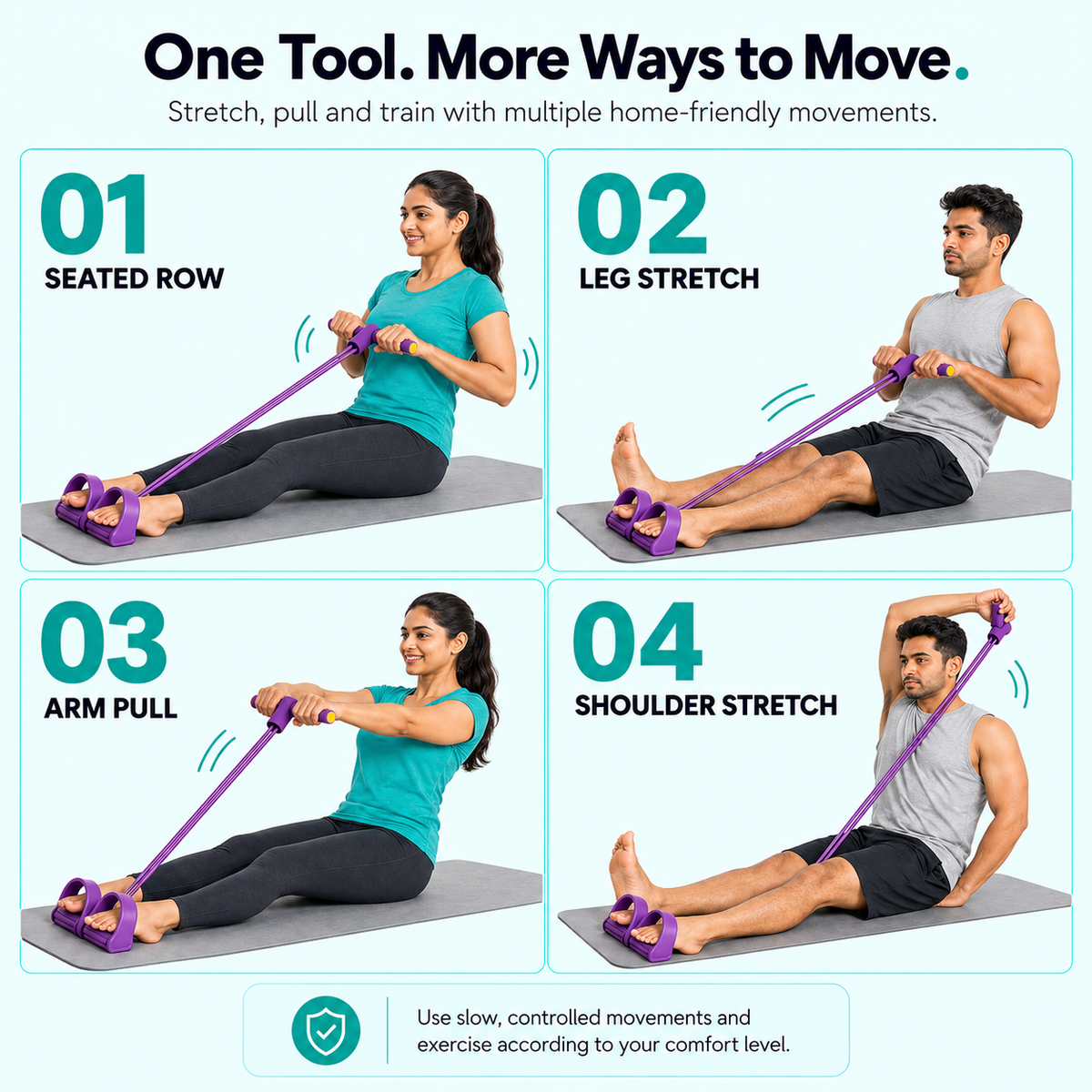 Yoga Pedal Puller (Fitness Resistance Band)
