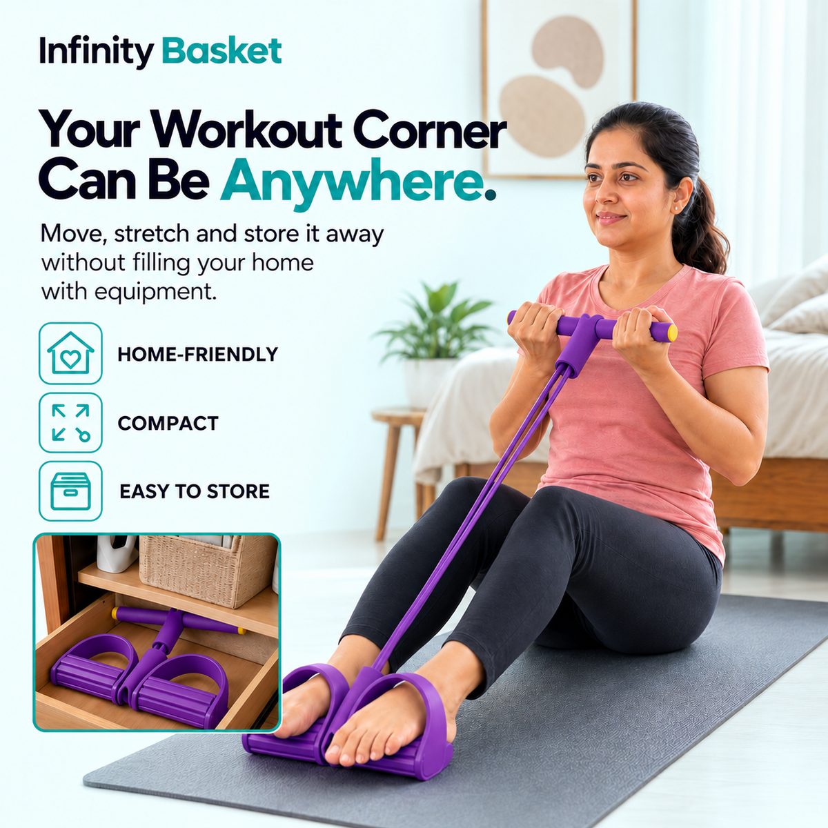 Yoga Pedal Puller (Fitness Resistance Band)