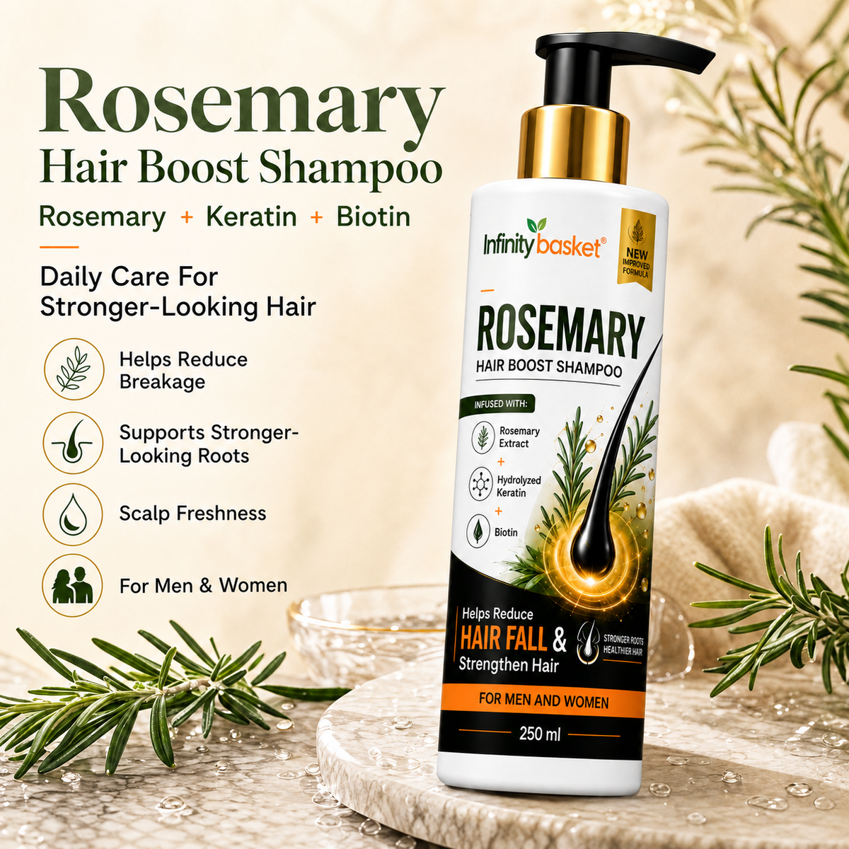 Rosemary Hair Boost Shampoo