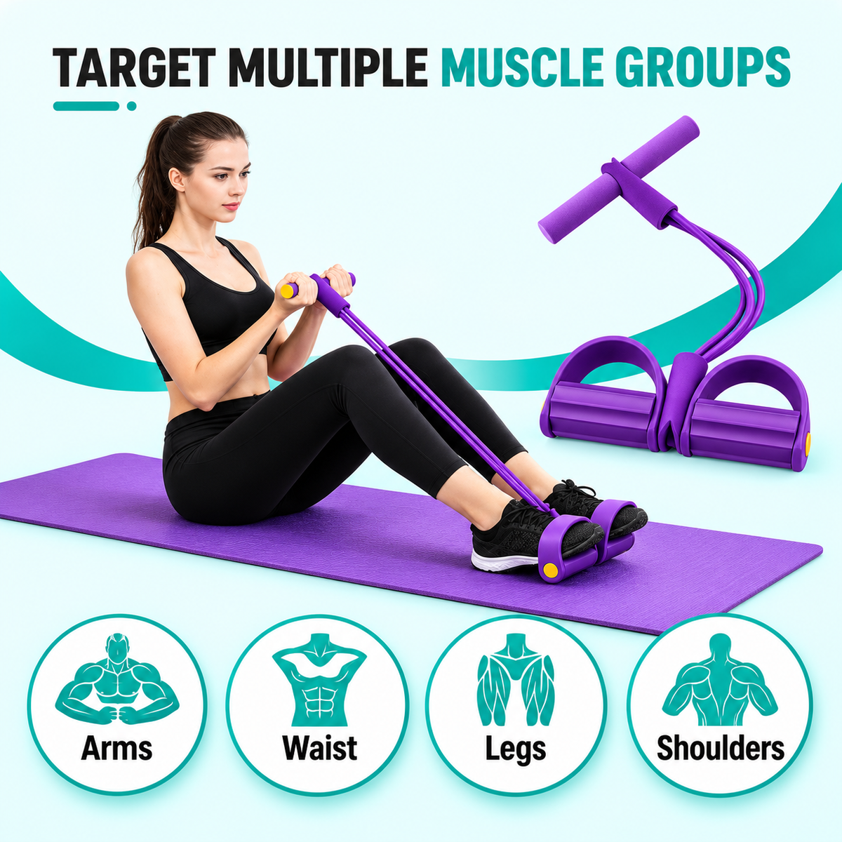 Yoga Pedal Puller (Fitness Resistance Band)