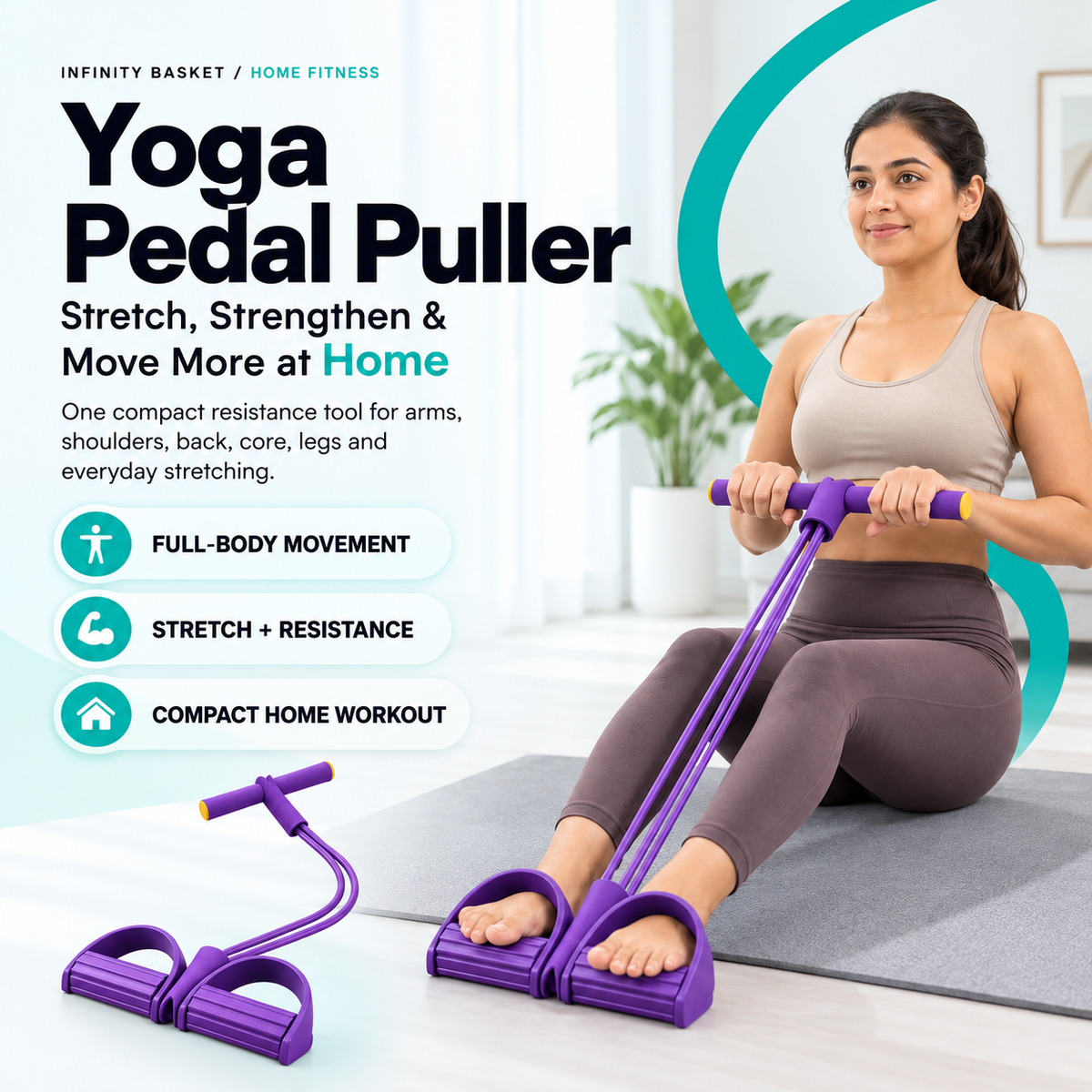 Yoga Pedal Puller (Fitness Resistance Band)