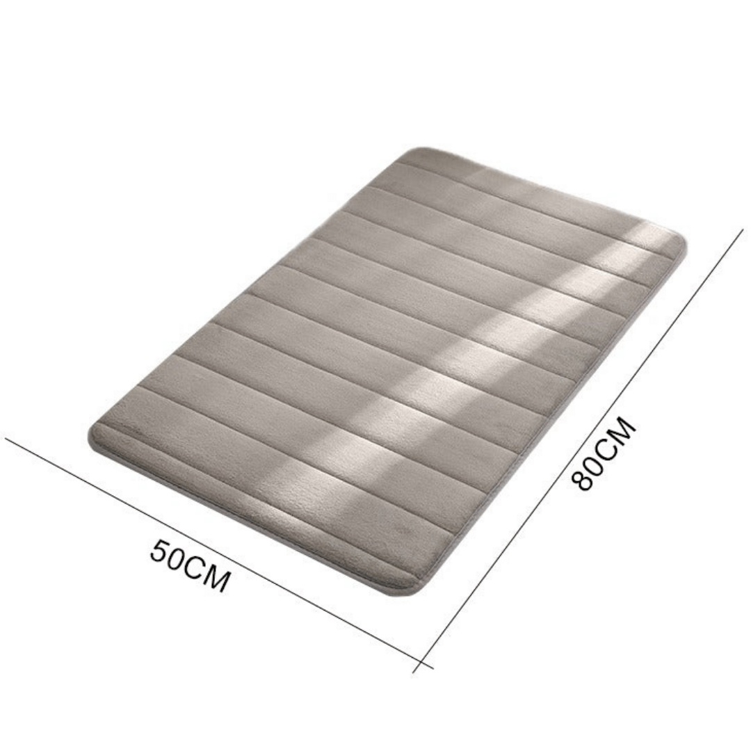 Anti Skid Memory Foam Bath Mat - 80x50 Cm