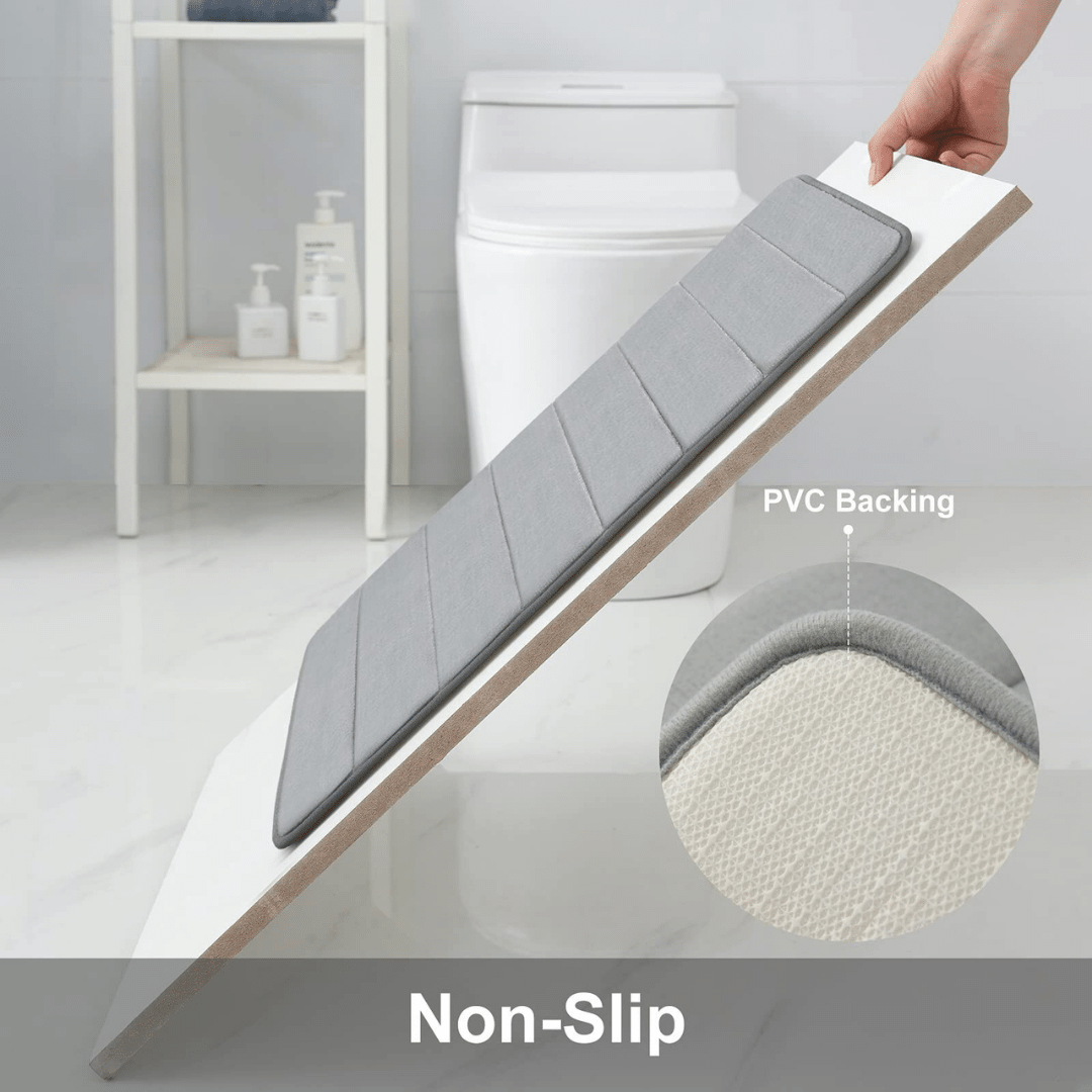 Anti Skid Memory Foam Bath Mat - 80x50 Cm