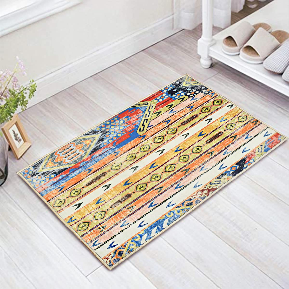 Anti Skid Printed Door Mat (Pack of 2)