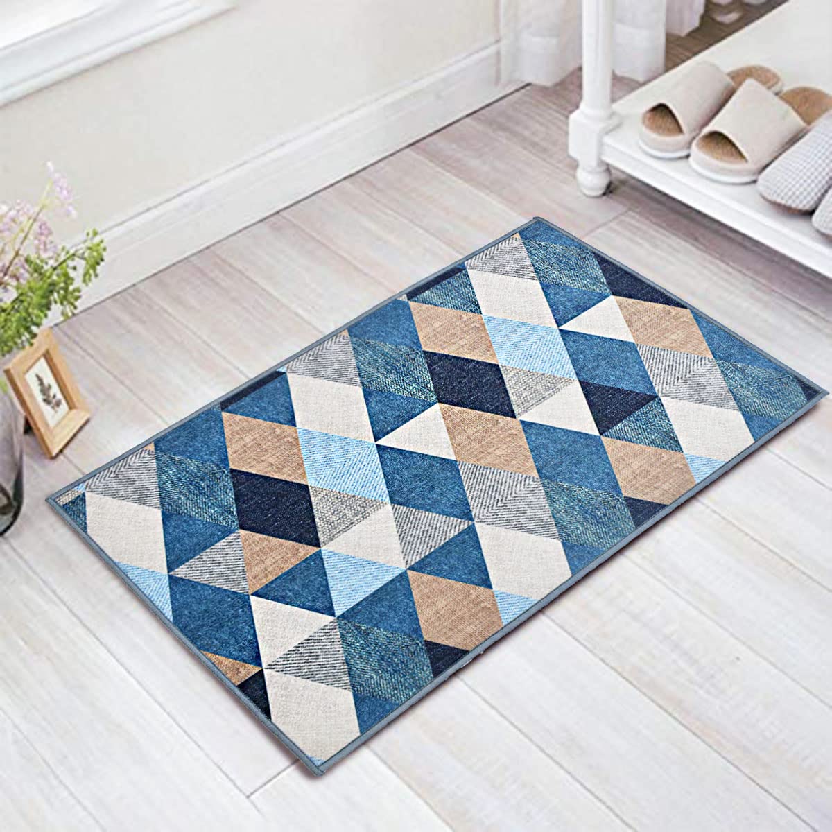 Anti Skid Printed Door Mat (Pack of 2)