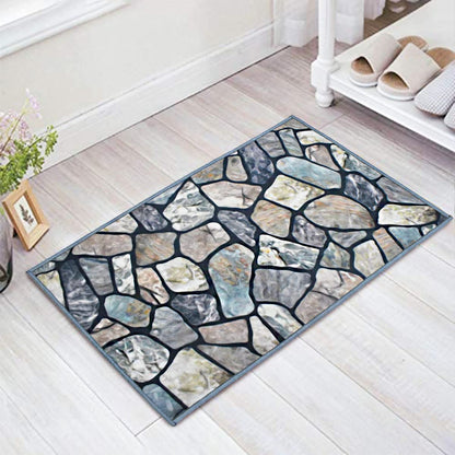 Anti Skid Printed Door Mat (Pack of 2)