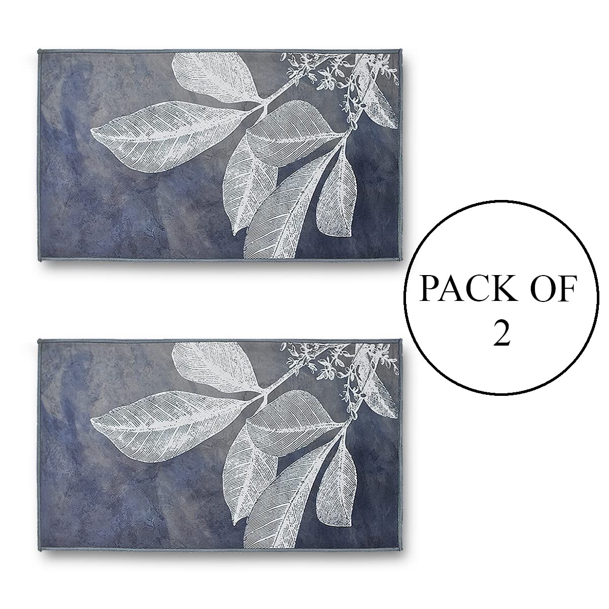 Anti Skid Printed Door Mat (Pack of 2)