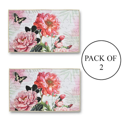Anti Skid Printed Door Mat (Pack of 2)