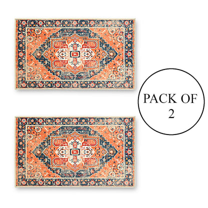 Anti Skid Printed Door Mat (Pack of 2)