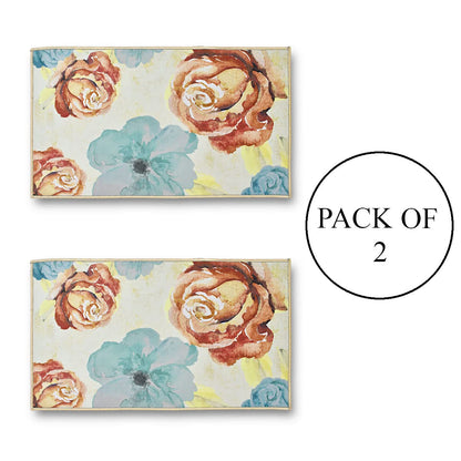 Anti Skid Printed Door Mat (Pack of 2)