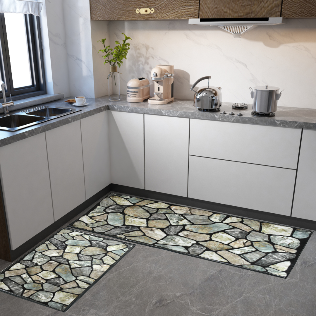 Kitchen Printed Non-Slip Carpet™ - 2 Pieces set