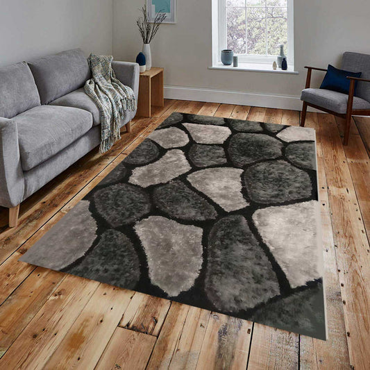 Luxury Microfiber Rugs™ - Super Soft - Grey Stone