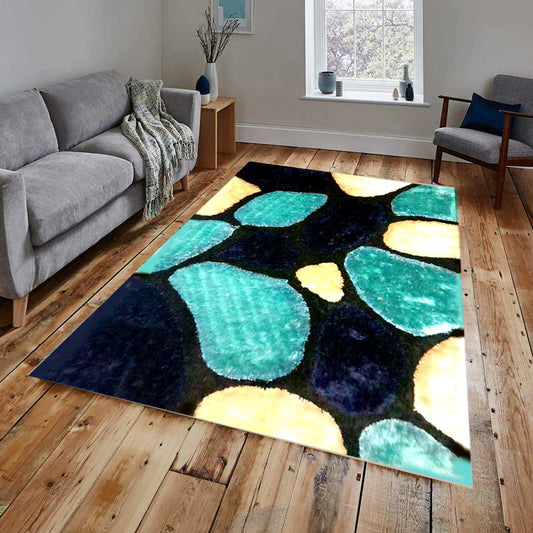 Luxury Microfiber Rugs™ - Super Soft - Blue Stone