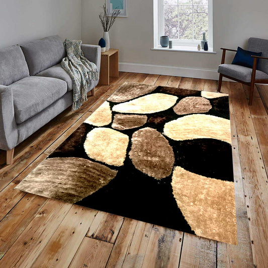 Luxury Microfiber Rugs™ - Super Soft - Brown Stone