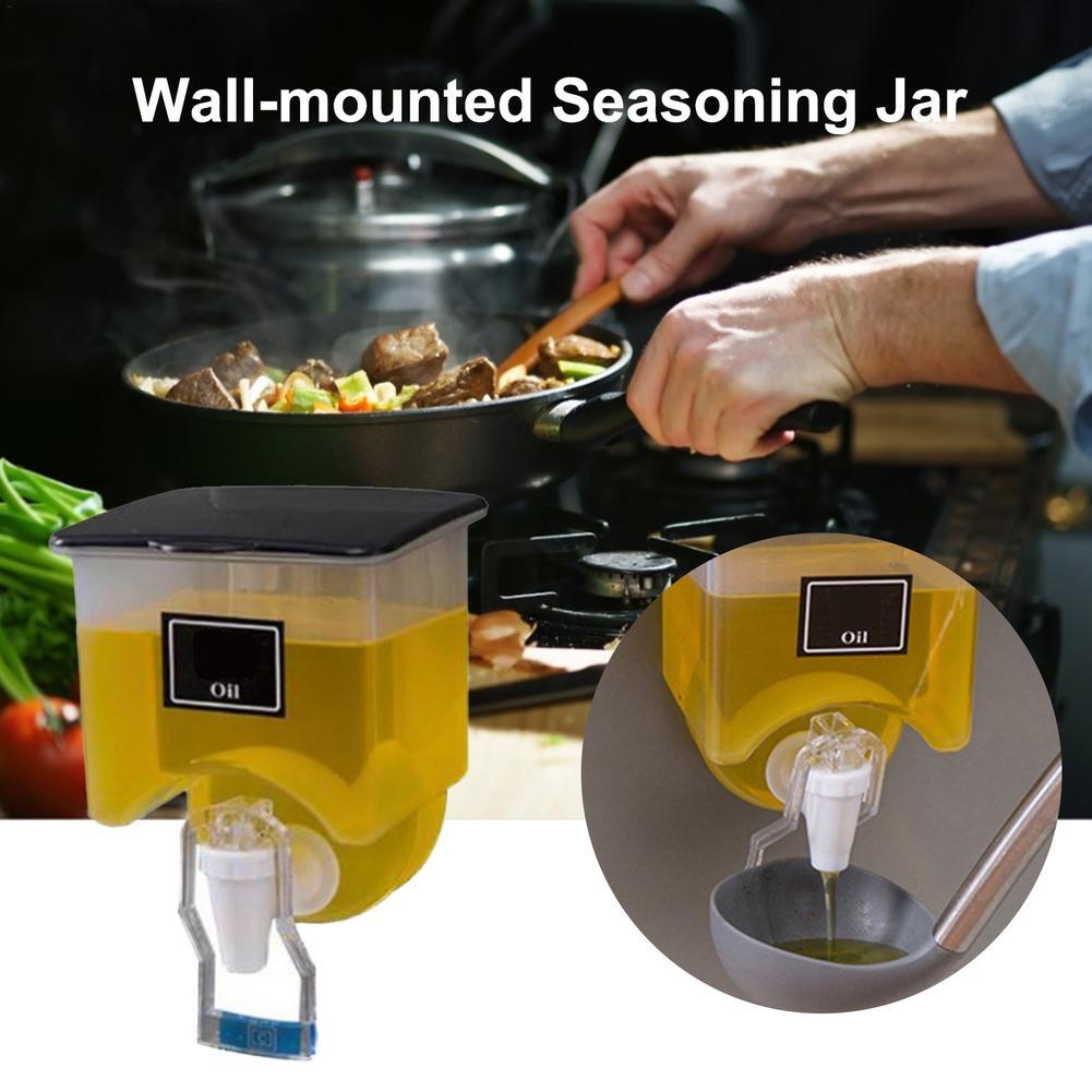 Wall Mounted Seasoning Oil Tank - Buy 1 Get 1 Free