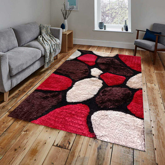 Luxury Microfiber Rugs™ - Super Soft - Red Stone
